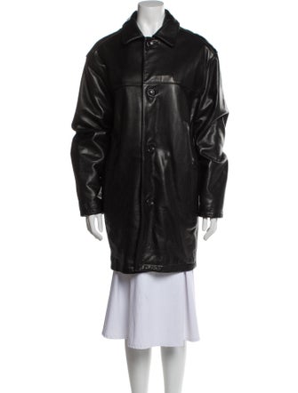 Andrew Marc Leather Parka