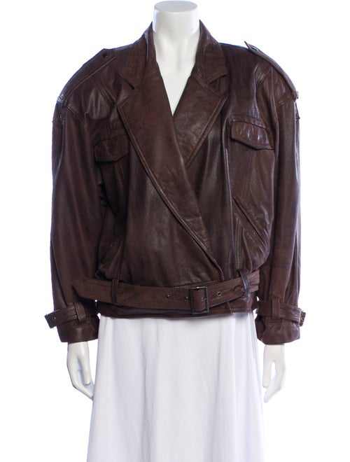 Andrew Marc Leather Biker Jacket
