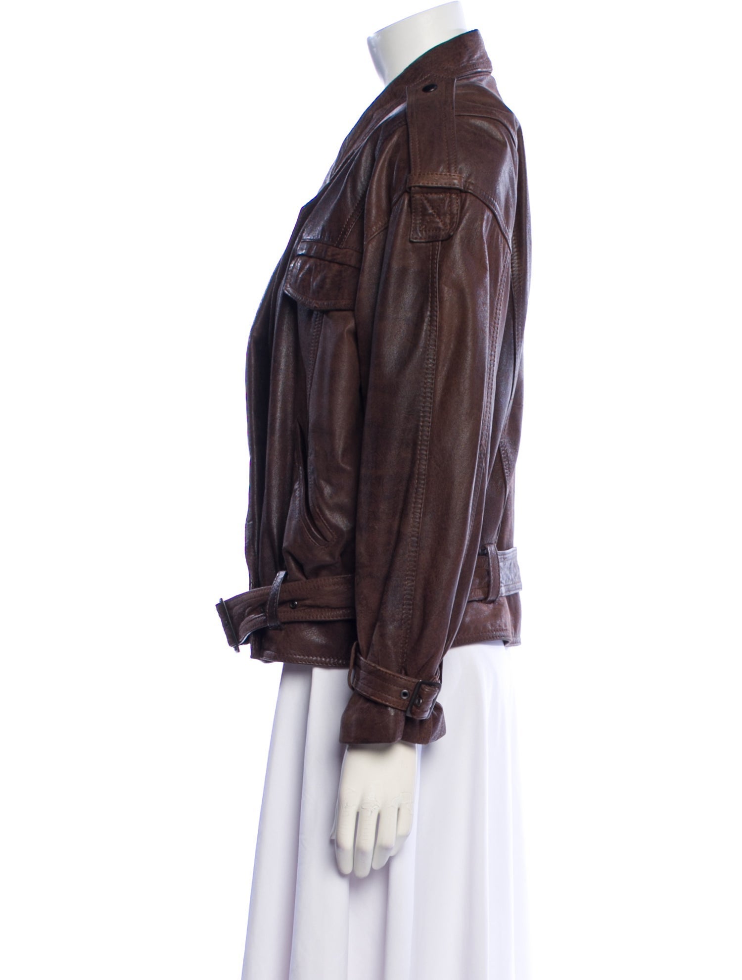 Andrew Marc Leather Biker Jacket
