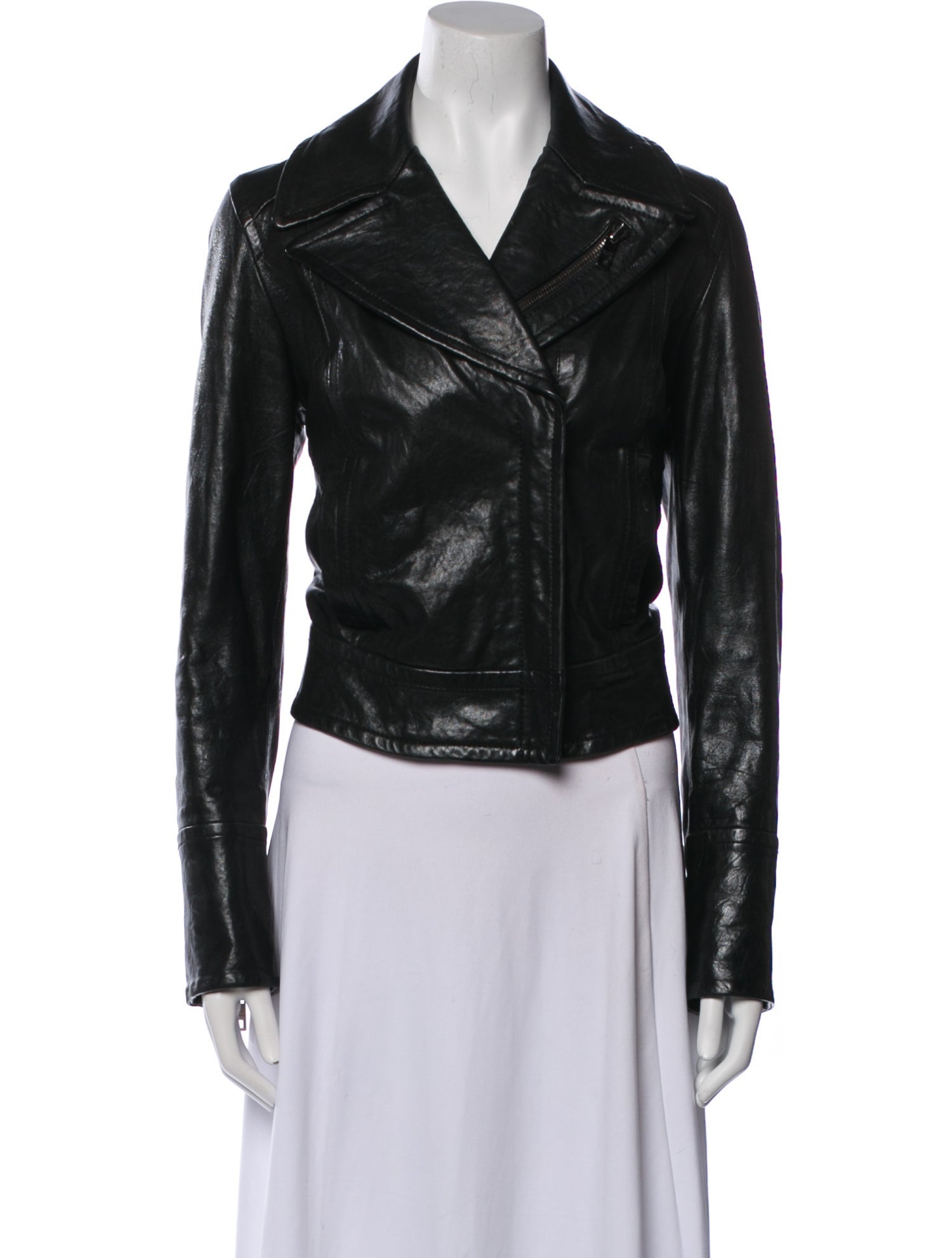 Andrew Marc Leather Biker Jacket