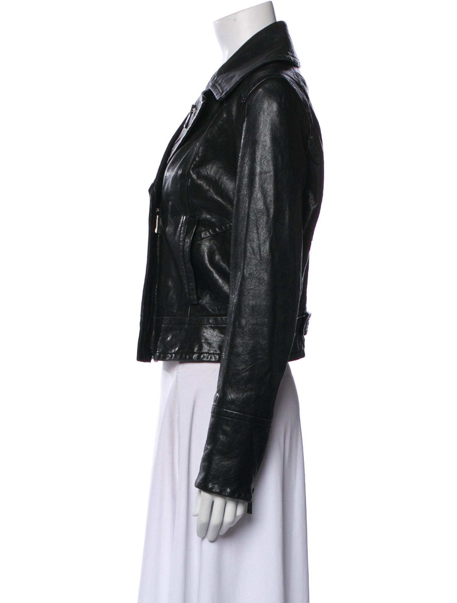Andrew Marc Leather Biker Jacket