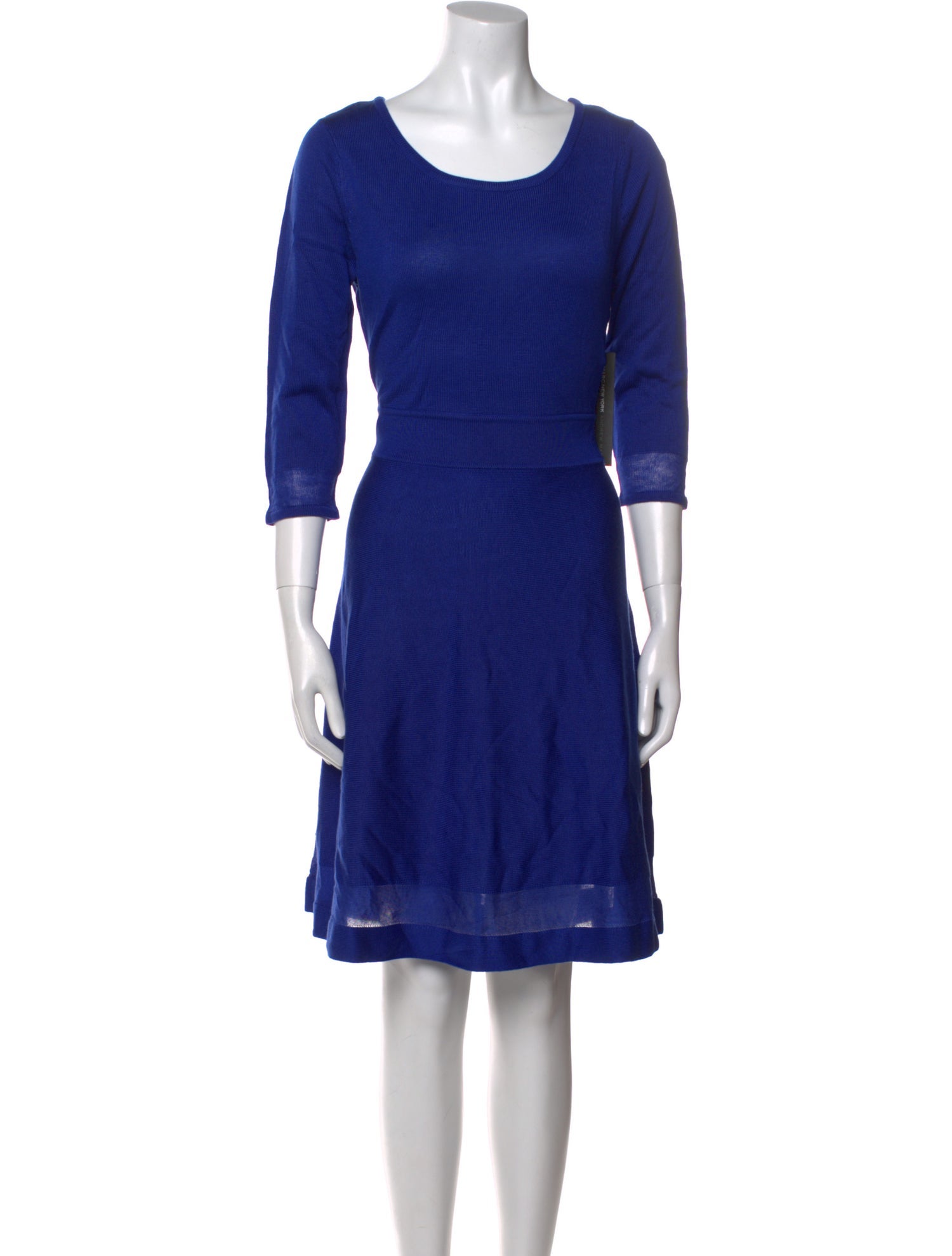 Andrew Marc Scoop Neck Knee-Length Dress w/ Tags