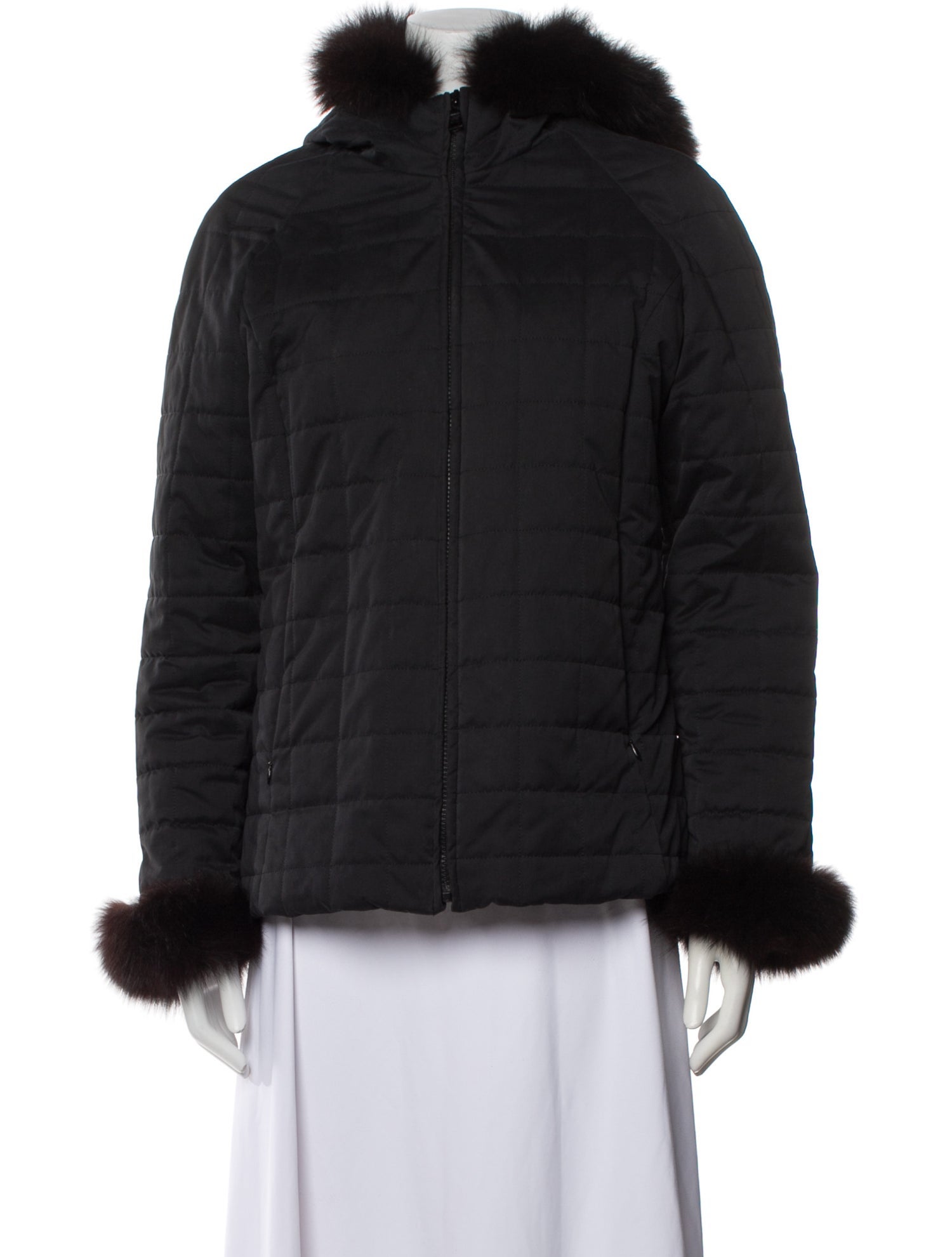 Andrew Marc Faux Fur Jacket
