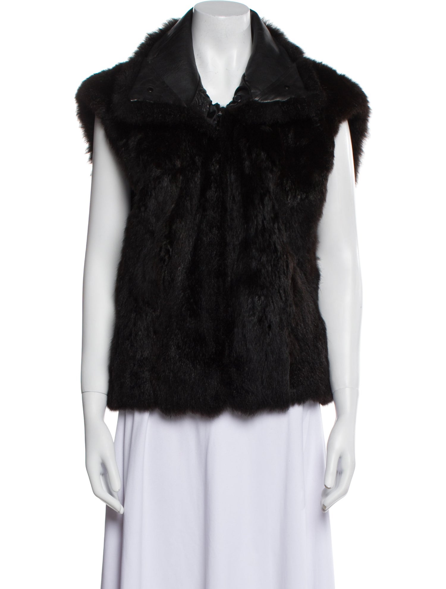 Andrew Marc Leather Fur Jacket