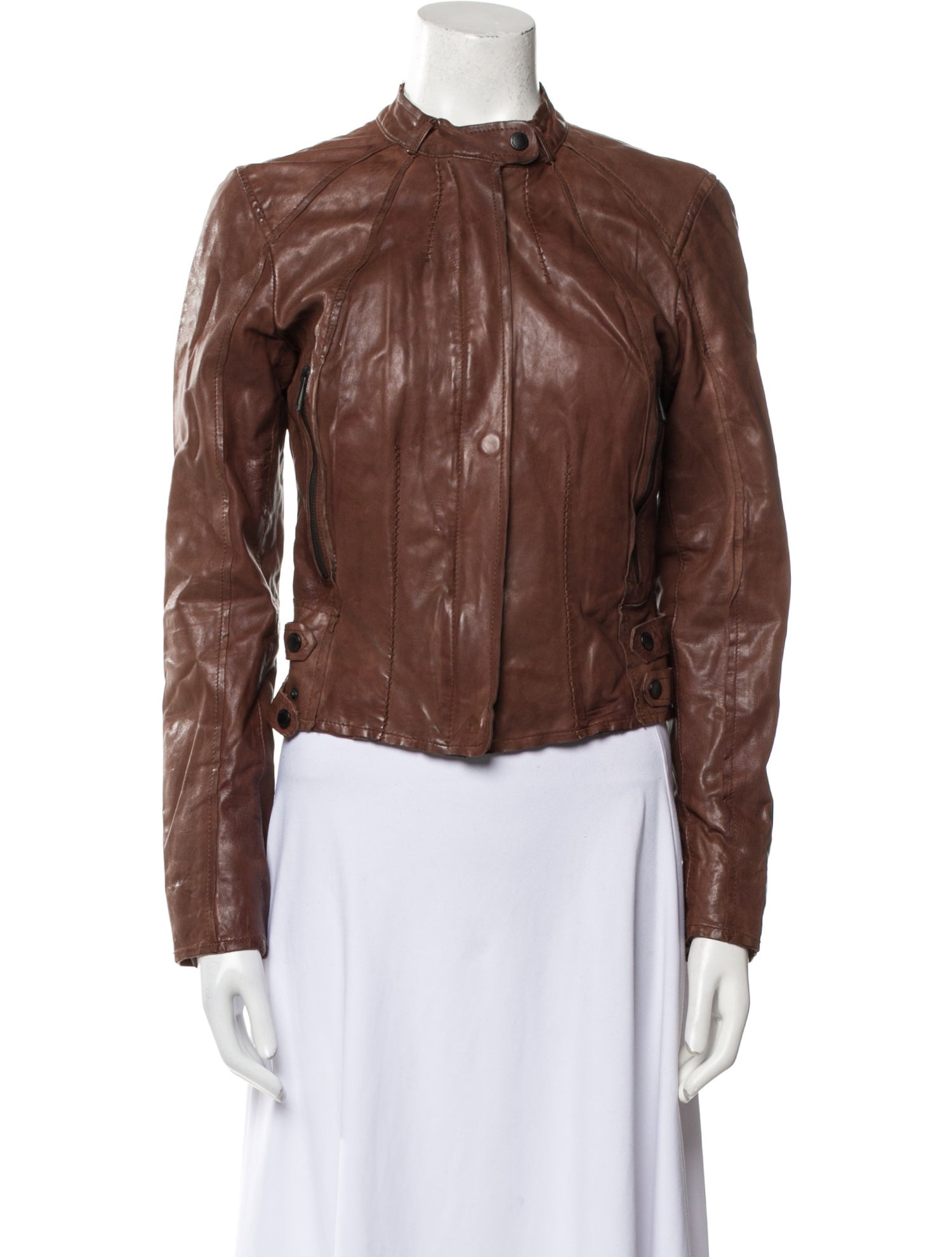 Andrew Marc Leather Biker Jacket