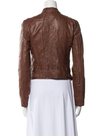 Andrew Marc Leather Biker Jacket