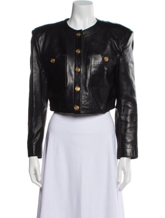 Andrew Marc Leather Biker Jacket