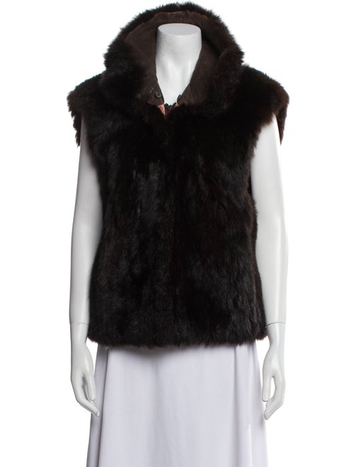 Andrew Marc Lamb Leather Vest