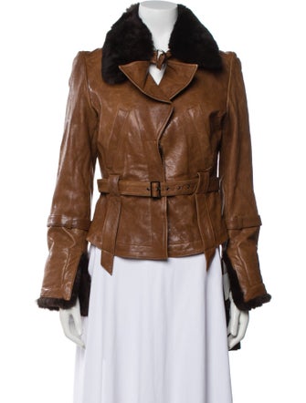 Andrew Marc Leather Biker Jacket