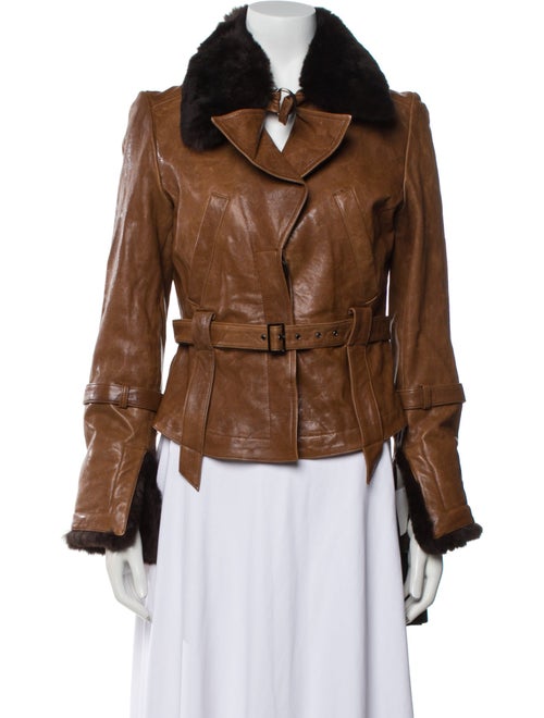 Andrew Marc Leather Biker Jacket