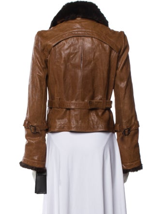 Andrew Marc Leather Biker Jacket