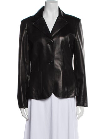 Andrew Marc Leather Blazer