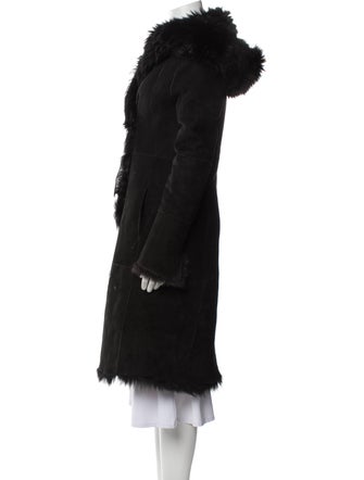 Andrew Marc Wool Faux Fur Coat