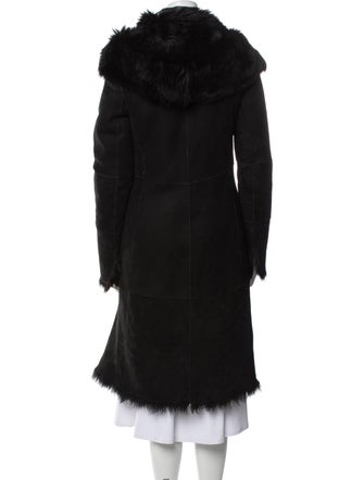 Andrew Marc Wool Faux Fur Coat