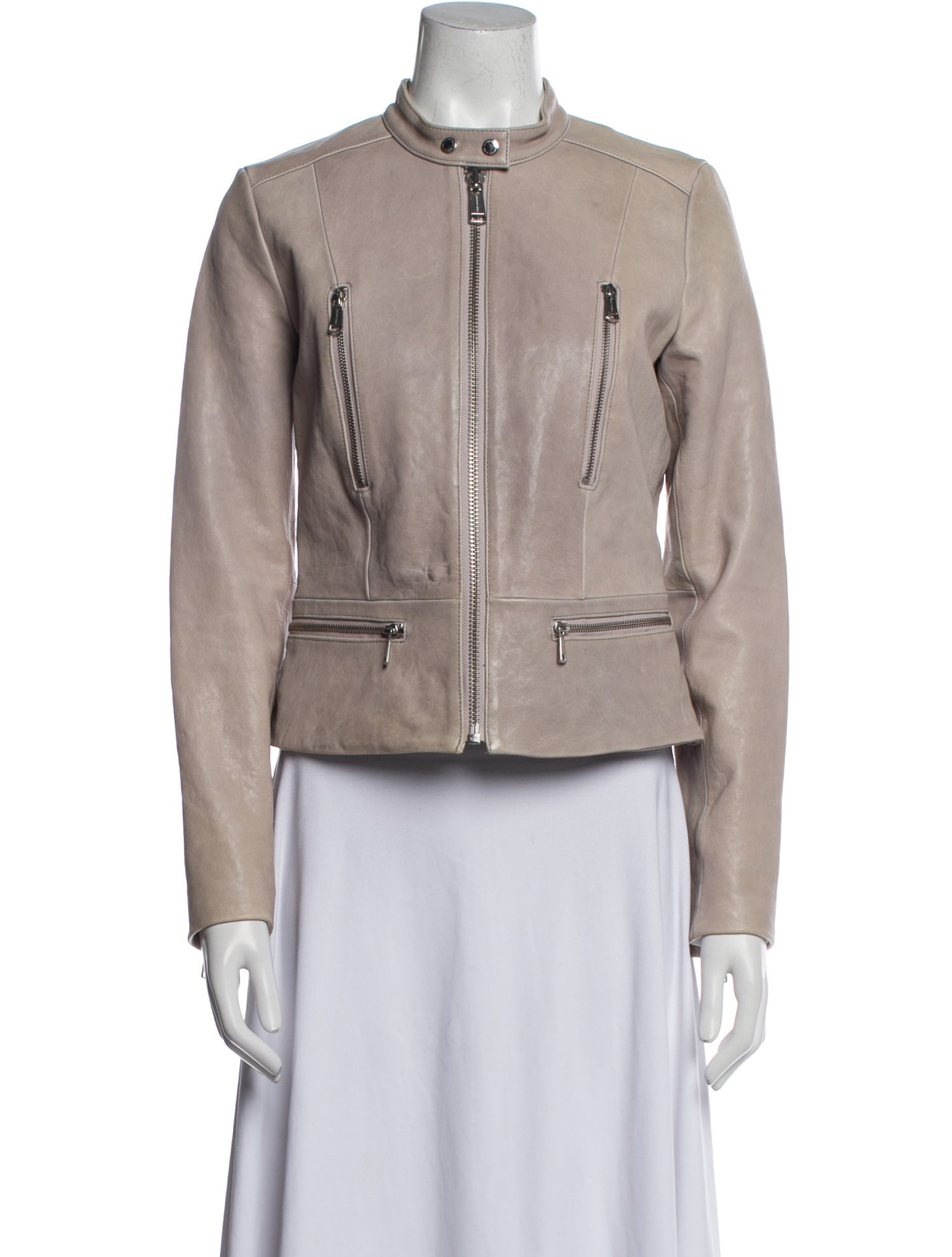 Andrew Marc Leather Biker Jacket