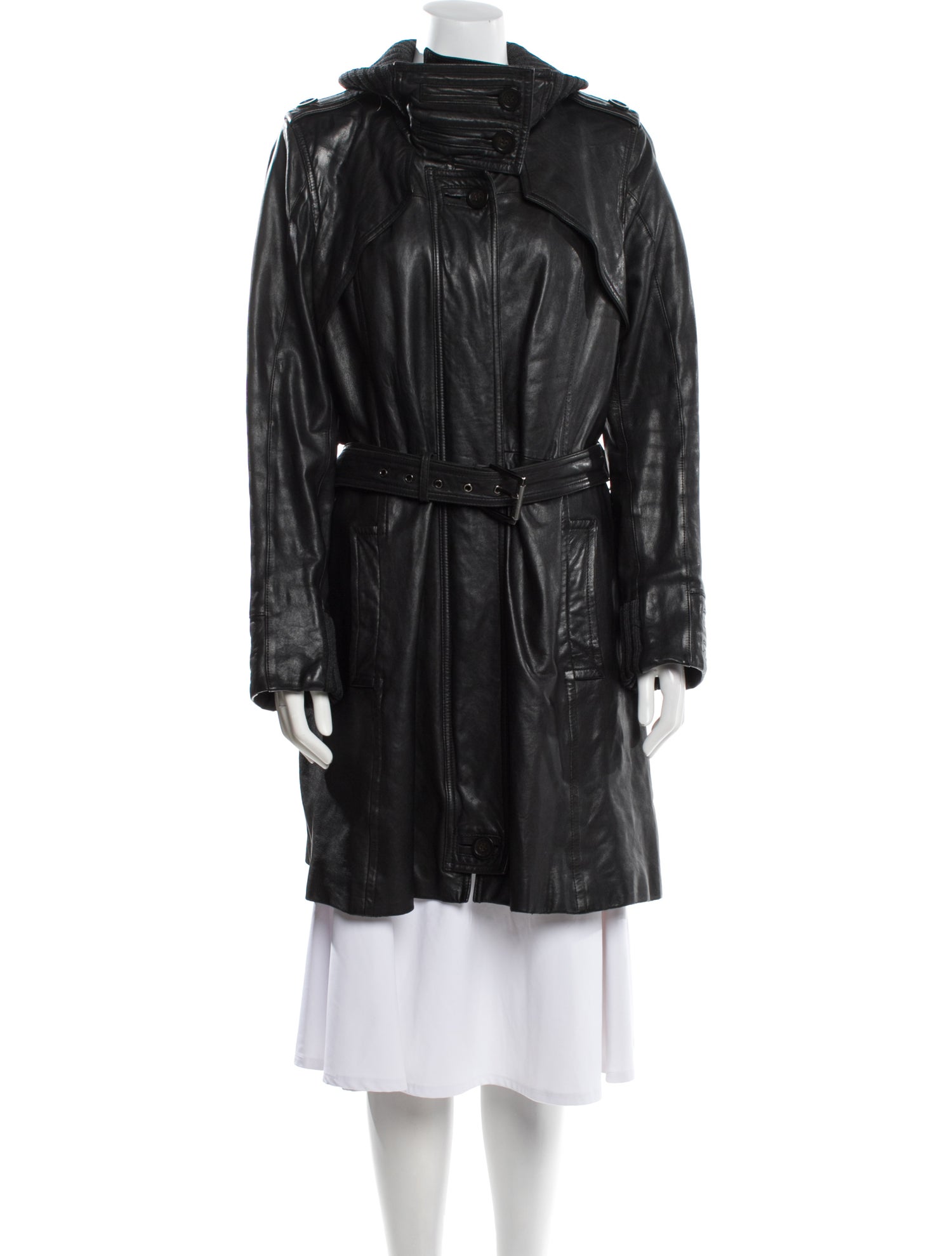 Andrew Marc Leather Parka