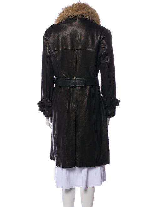 Andrew Marc Leather Trench Coat