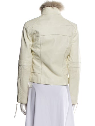 Andrew Marc Leather Fur Jacket