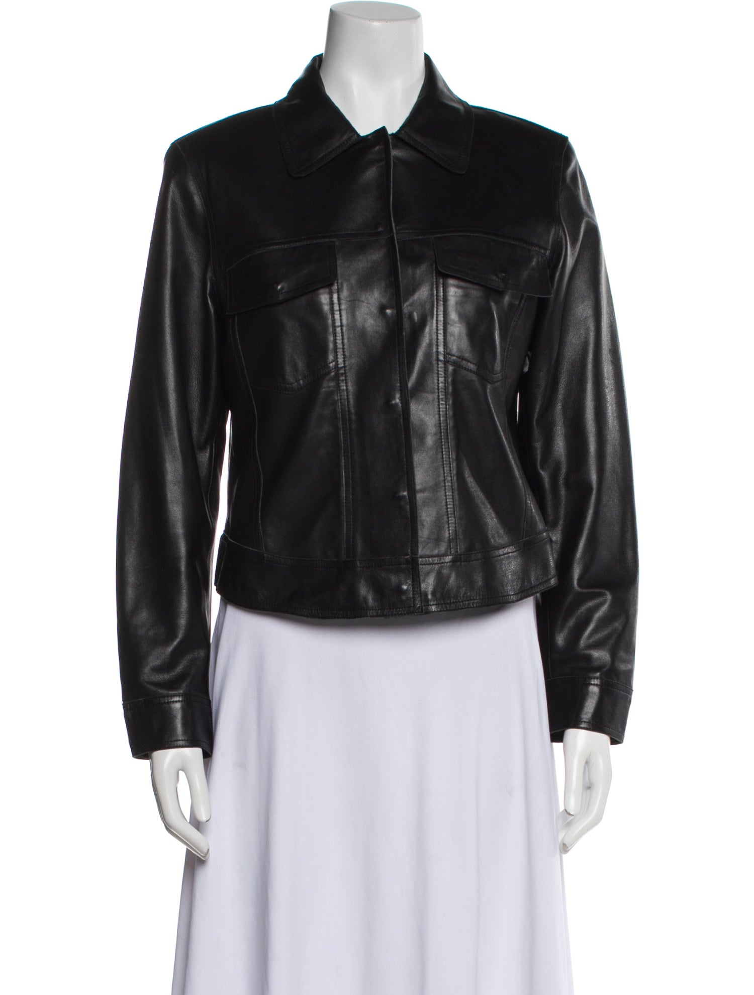 Andrew Marc Leather Biker Jacket