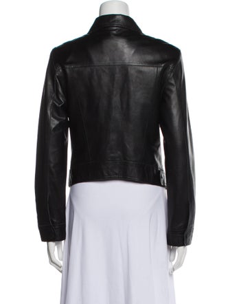 Andrew Marc Leather Biker Jacket