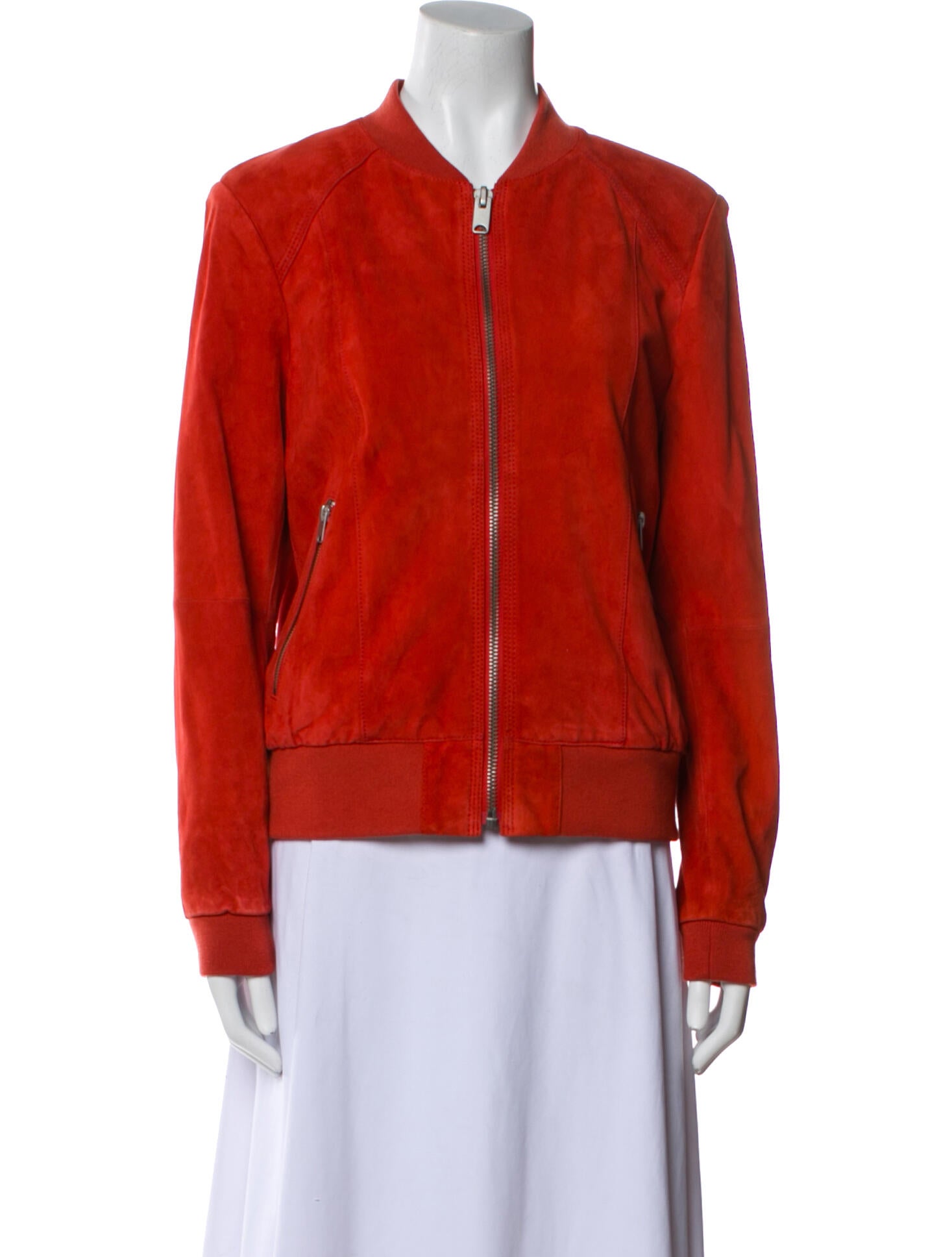 Andrew Marc Leather Bomber Jacket