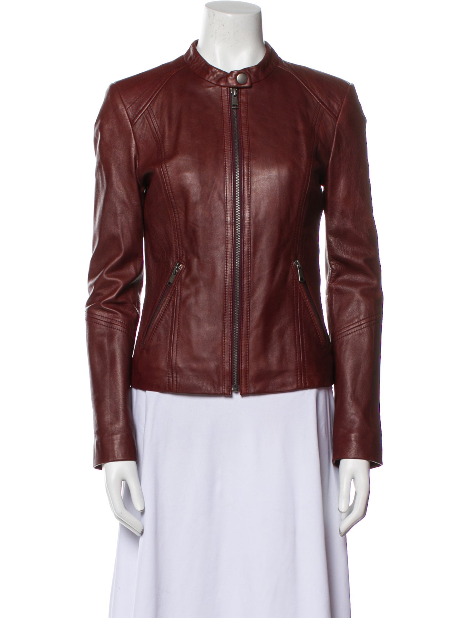 Andrew Marc Leather Biker Jacket