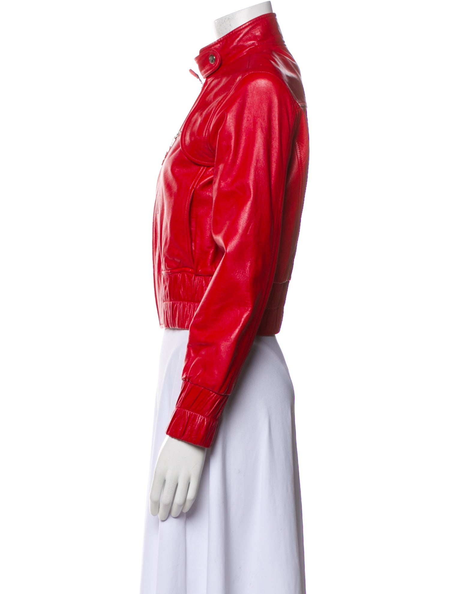 Andrew Marc Leather Bomber Jacket