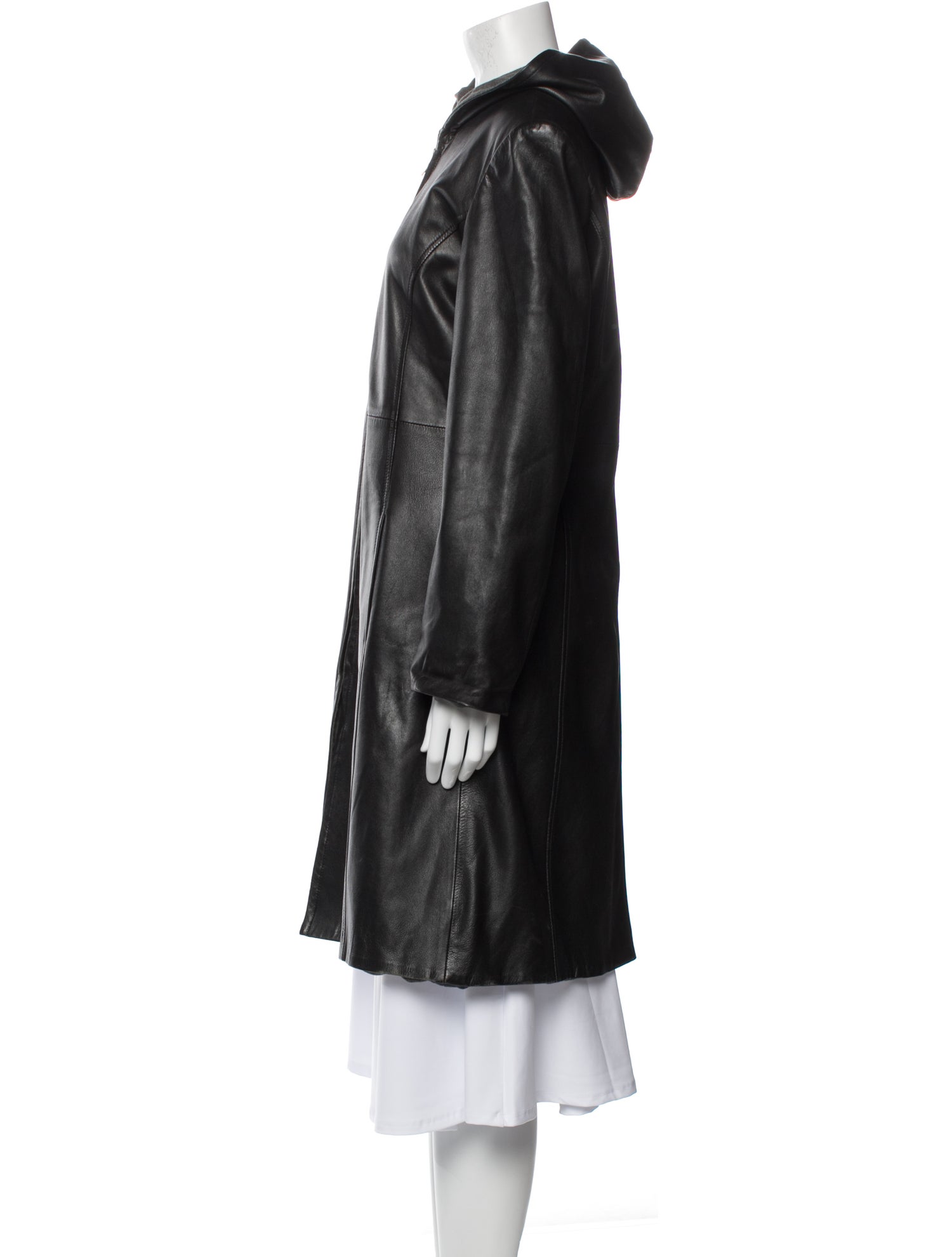 Andrew Marc Leather Fur Coat