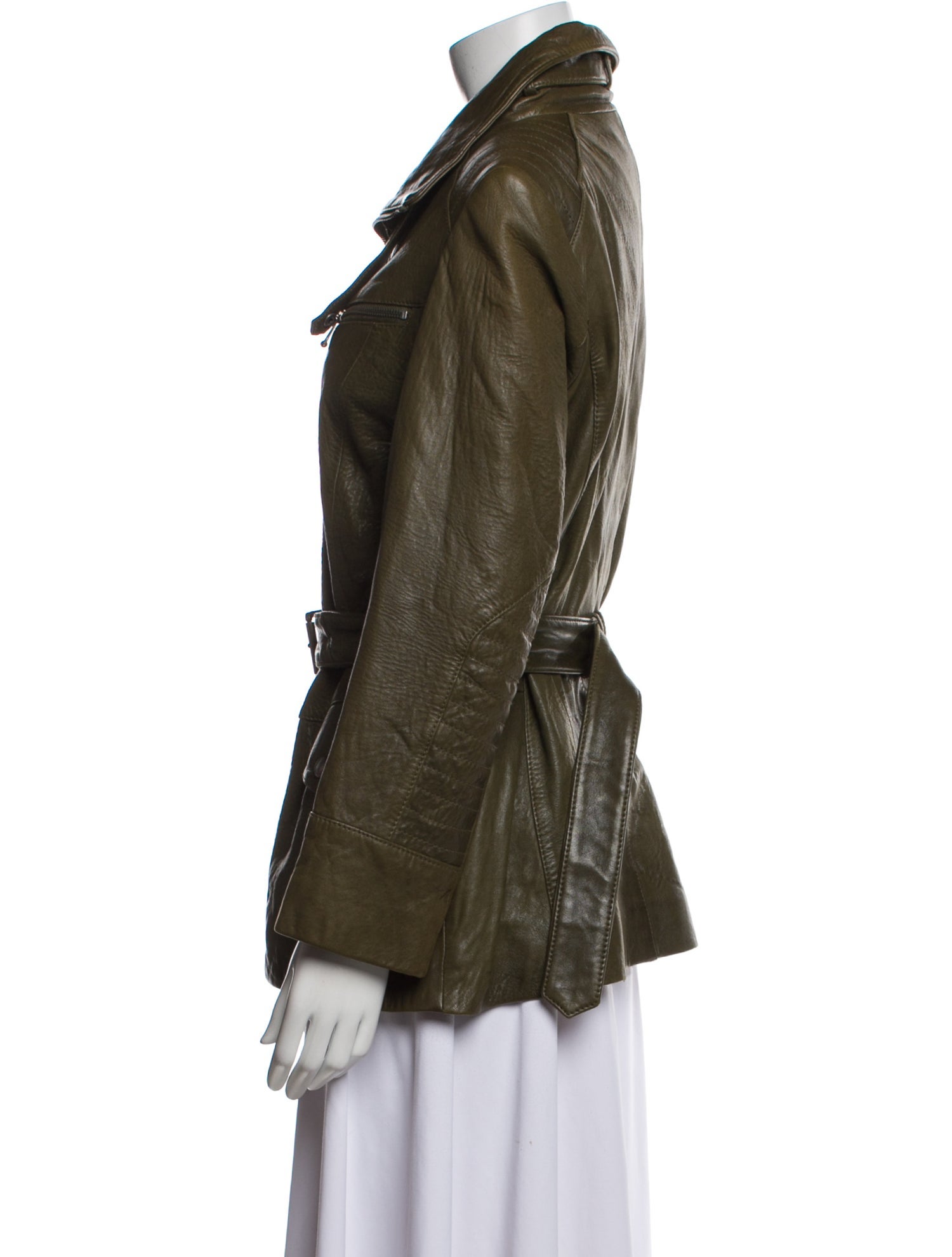 Andrew Marc Lambskin Biker Jacket