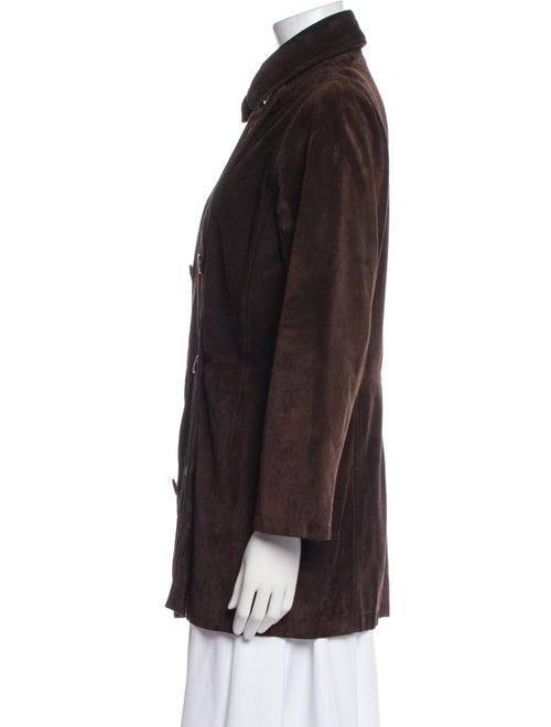 Andrew Marc Leather Trench Coat