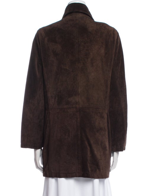 Andrew Marc Leather Trench Coat