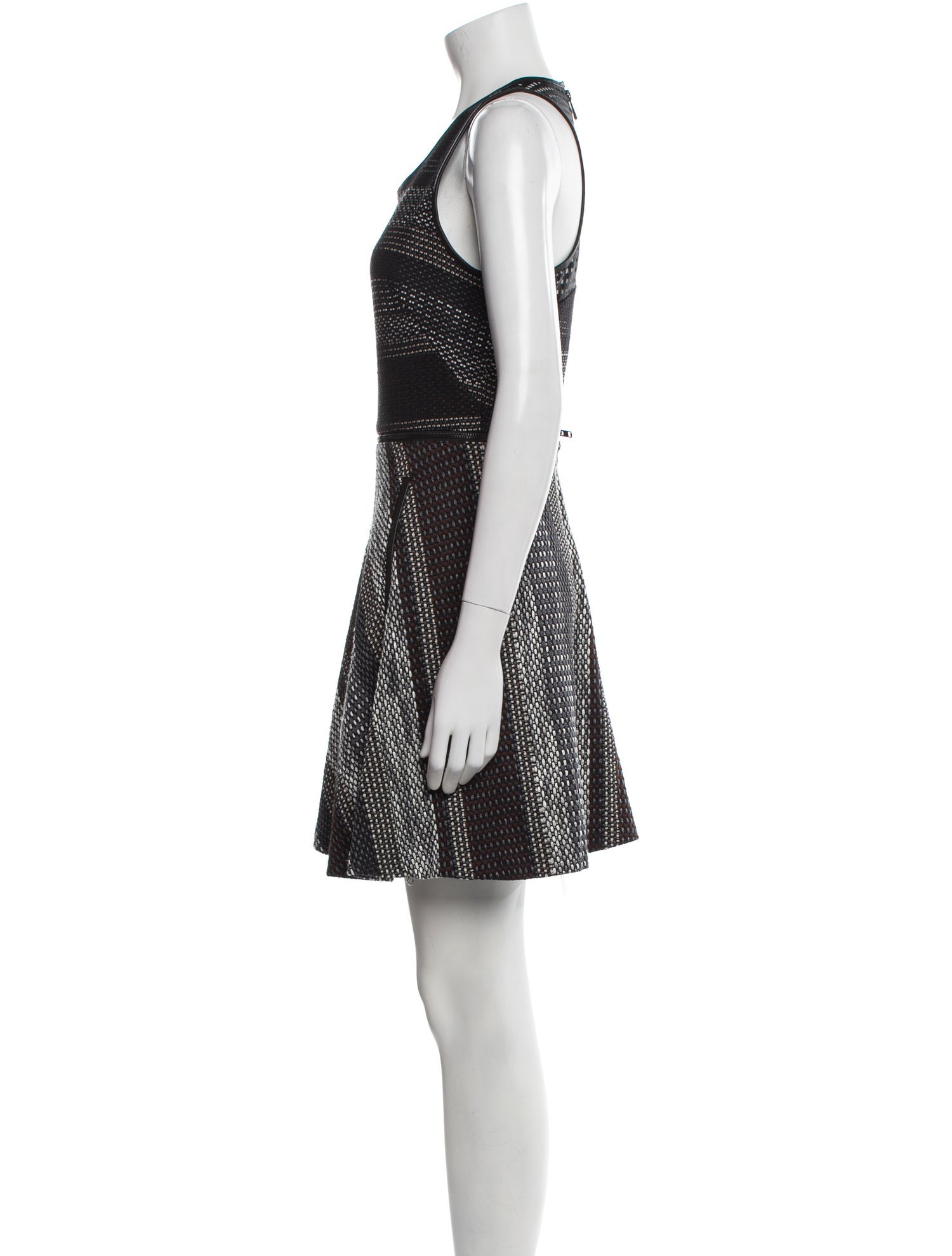 Andrew Marc Striped Mini Dress