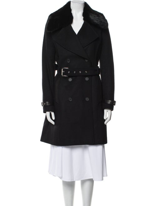 Andrew Marc Virgin Wool Trench Coat