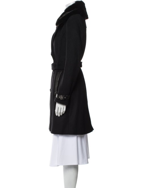 Andrew Marc Virgin Wool Trench Coat
