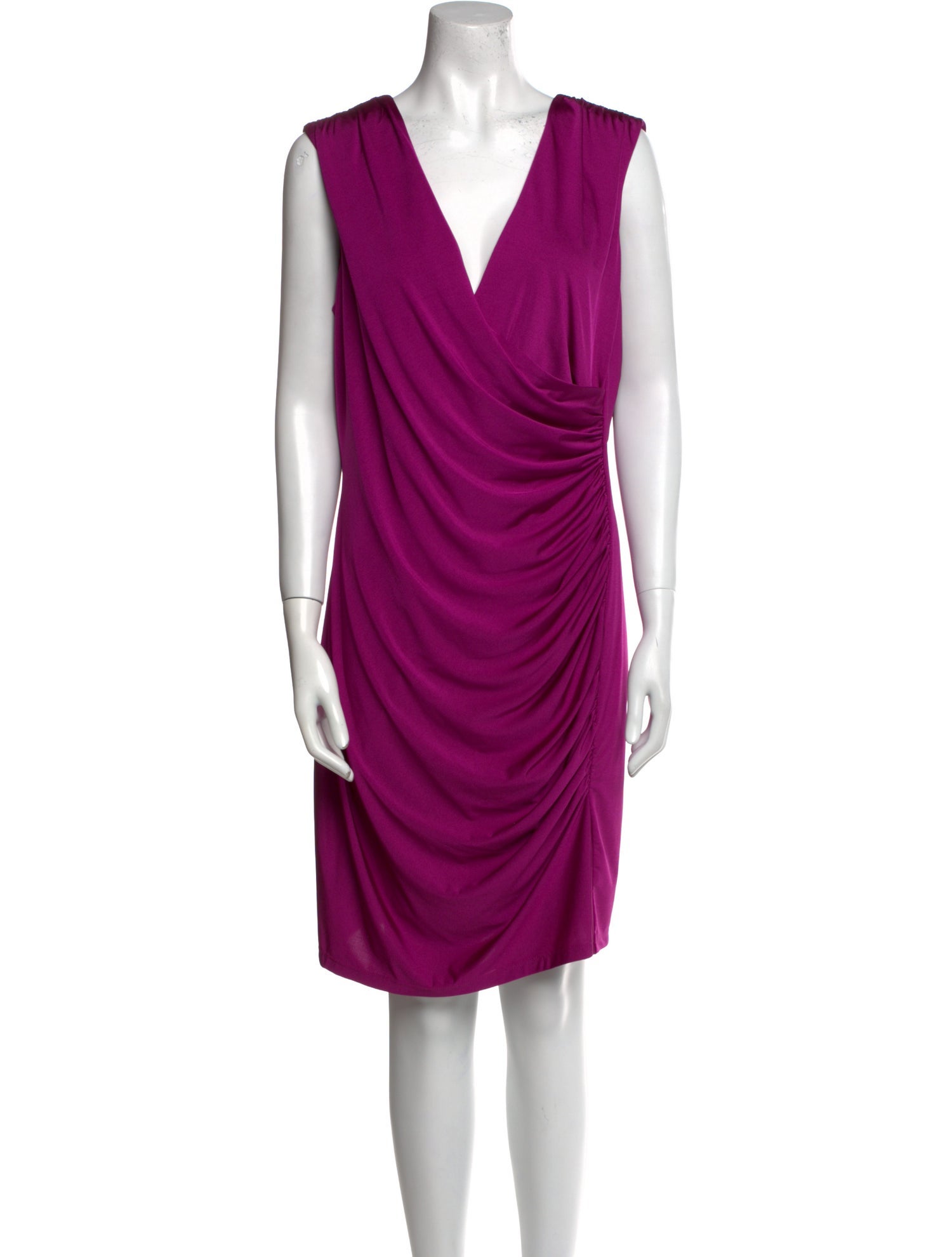 Andrew Marc Cowl Neck Mini Dress