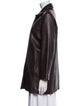 Andrew Marc Leather Trench Coat