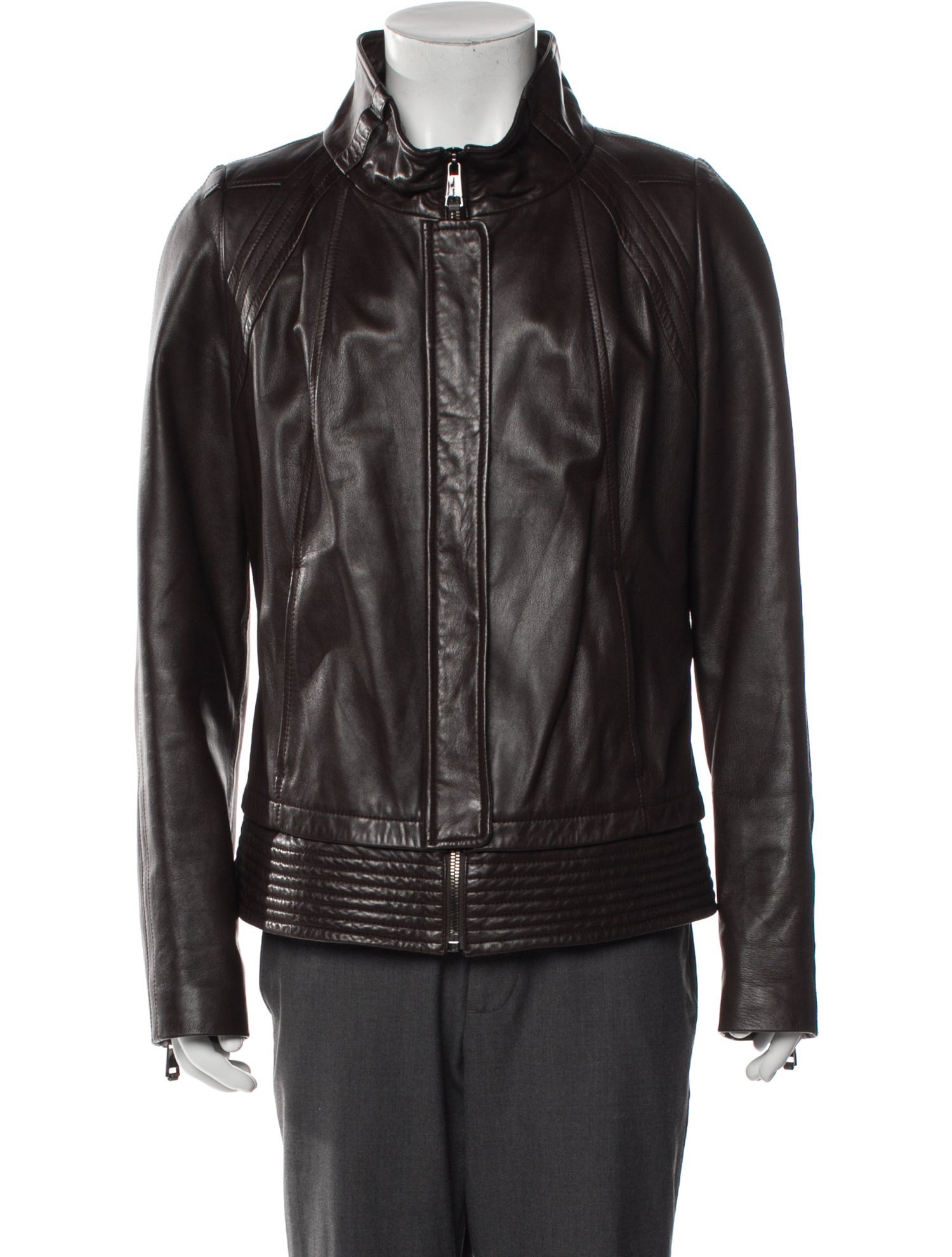 Andrew Marc Leather Moto Jacket