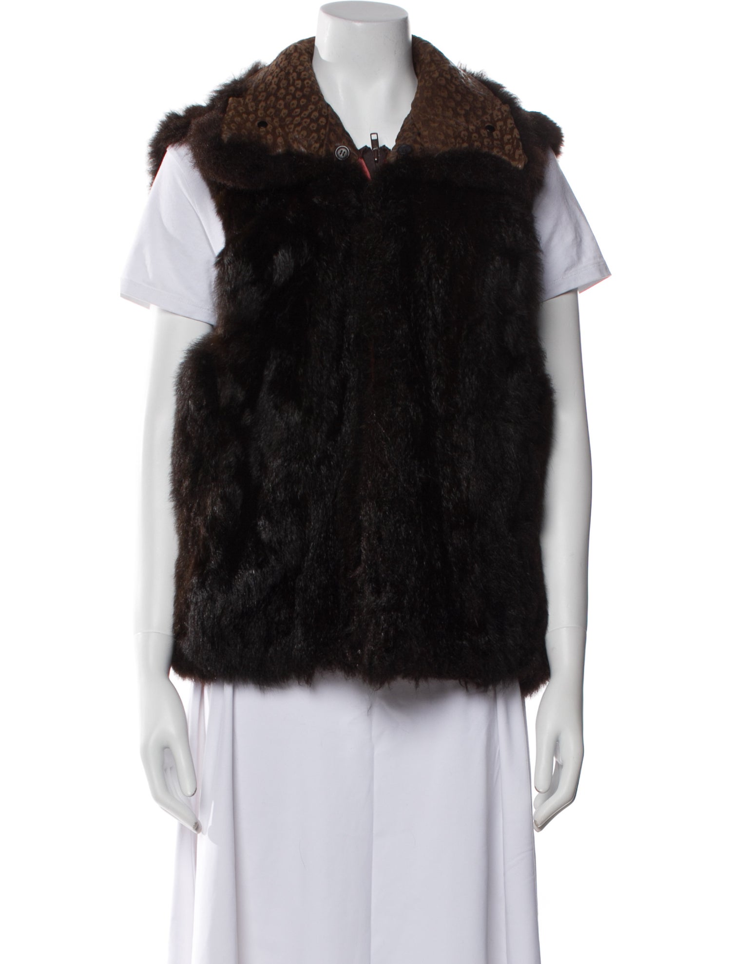 Andrew Marc Leather Fur Jacket