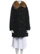 Andrew Marc Colorblock Pattern Down Coat