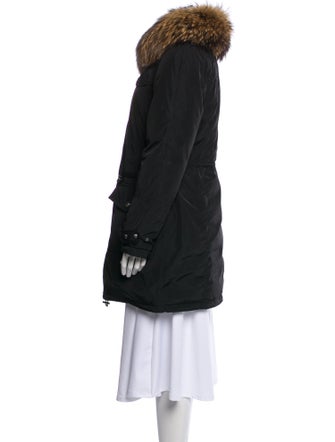 Andrew Marc Colorblock Pattern Down Coat