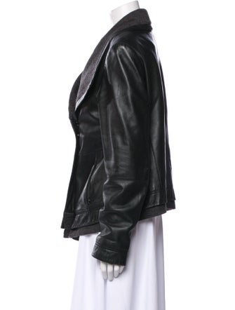 Andrew Marc Leather Biker Jacket