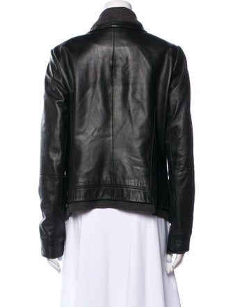 Andrew Marc Leather Biker Jacket