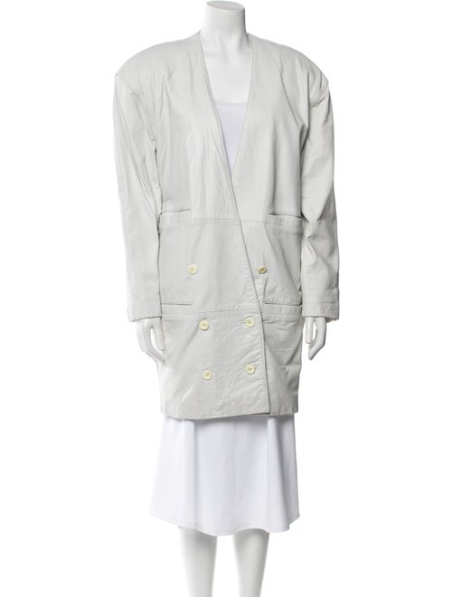 Andrew Marc Leather Trench Coat