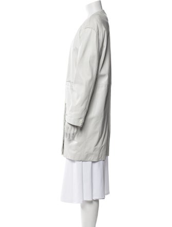 Andrew Marc Leather Trench Coat