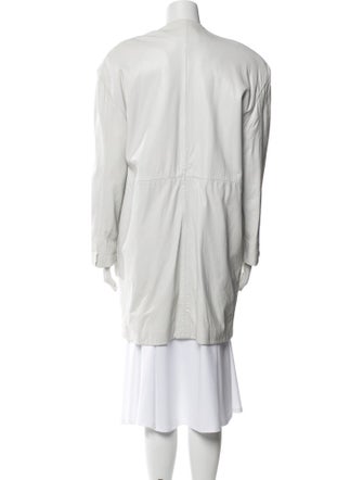 Andrew Marc Leather Trench Coat