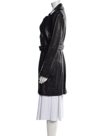 Andrew Marc Lambskin Trench Coat