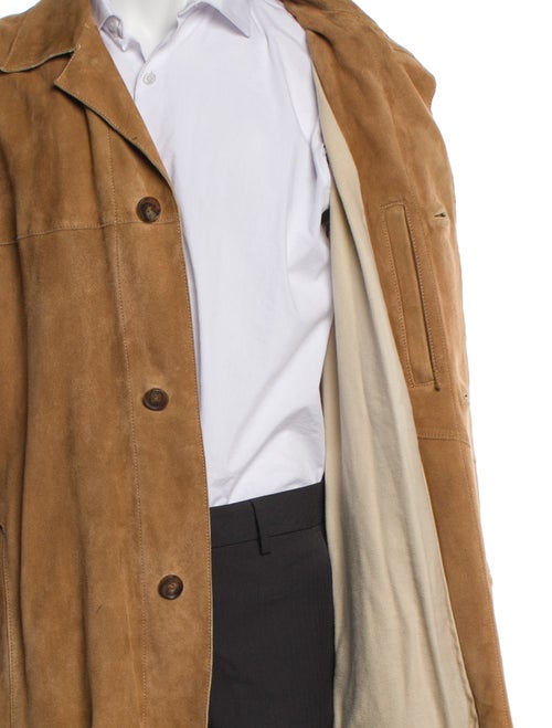 Andrew Marc Leather Overcoat