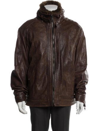 Andrew Marc Leather Moto Jacket