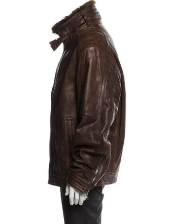 Andrew Marc Leather Moto Jacket