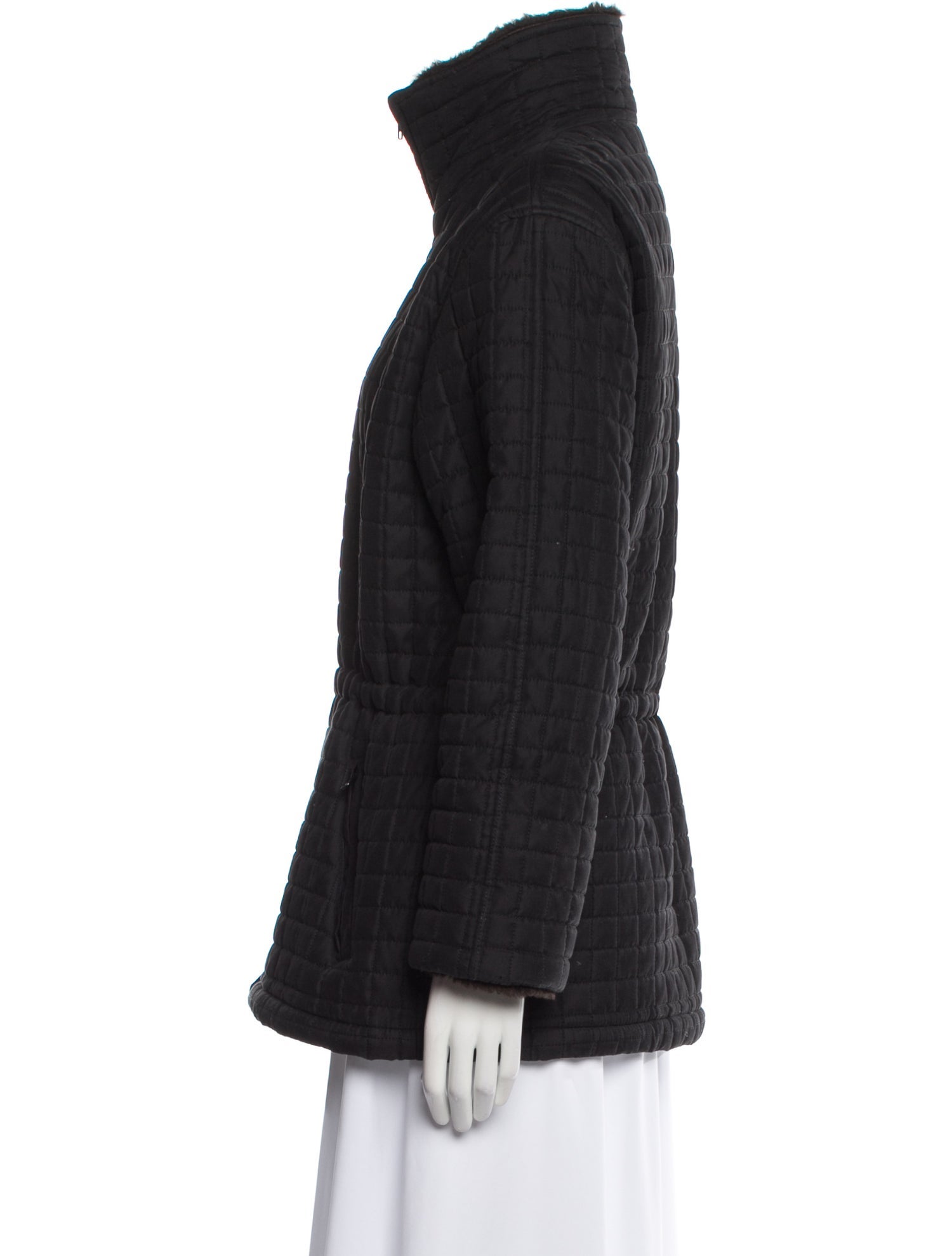 Andrew Marc Plaid Print Jacket